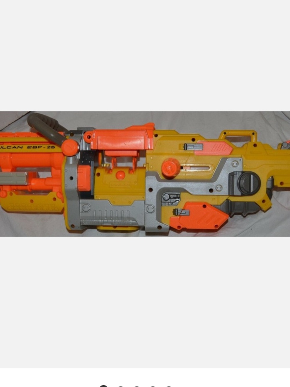 Nerf Vulcan EBF-25 Dart Blaster comes with gun an bullets